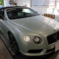 A customer's Bentley in for Mot