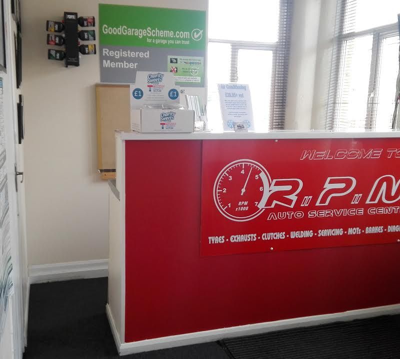 RPM's Reception area